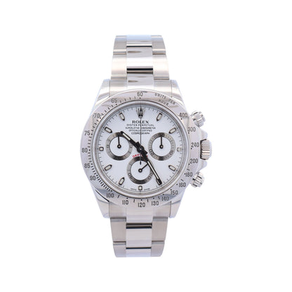 Rolex Daytona 40mm Black Dial Watch Ref# 116520 - Happy Jewelers Fine Jewelry Lifetime Warranty