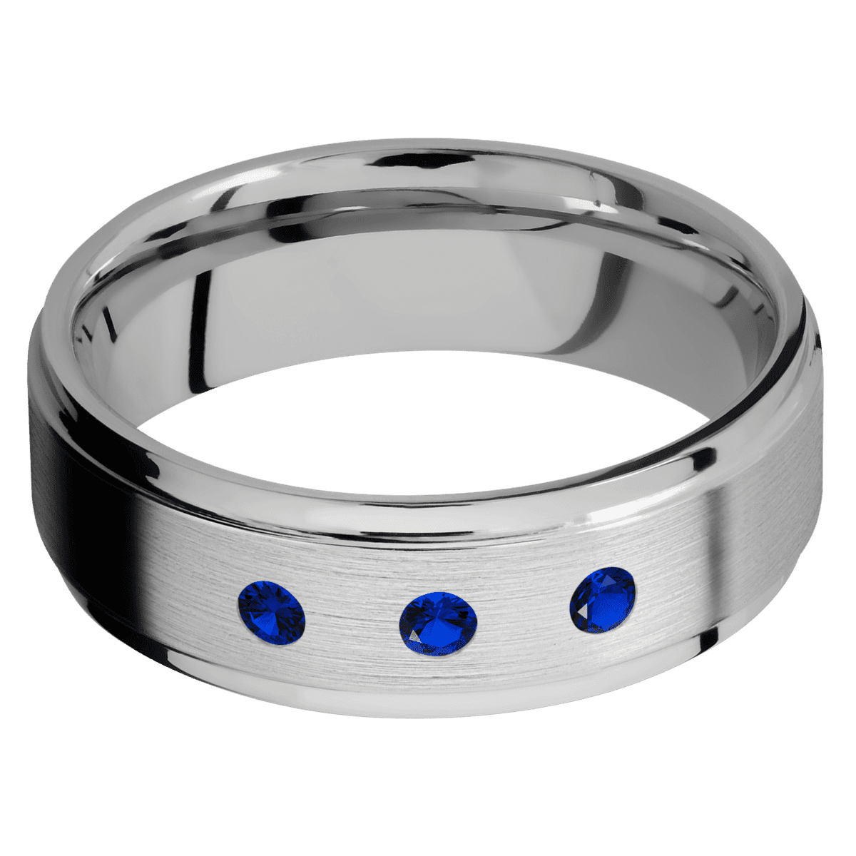 Titanium + Satin , Polish Finish - Happy Jewelers Fine Jewelry Lifetime Warranty