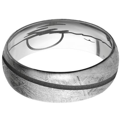 Meteorite + None Finish + Titanium - Happy Jewelers Fine Jewelry Lifetime Warranty