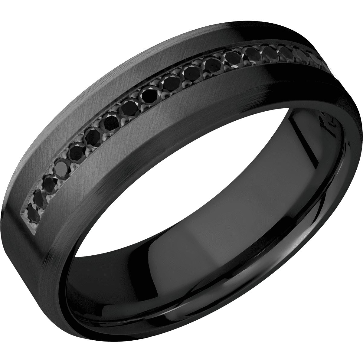 Zirconium + Anglesatin , Satin Finish - Happy Jewelers Fine Jewelry Lifetime Warranty