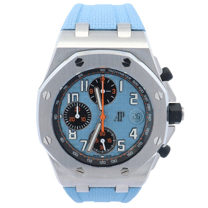 Audemars Piguet Royal Oak 42mm Blue Dial Watch Ref# 26238ST.OO.A340CA.01 - Happy Jewelers Fine Jewelry Lifetime Warranty