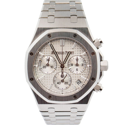 Audemars Piguet Royal Oak 41mm Silver Dial Watch Ref# 26240ST.OO.1320ST.07 - Happy Jewelers Fine Jewelry Lifetime Warranty