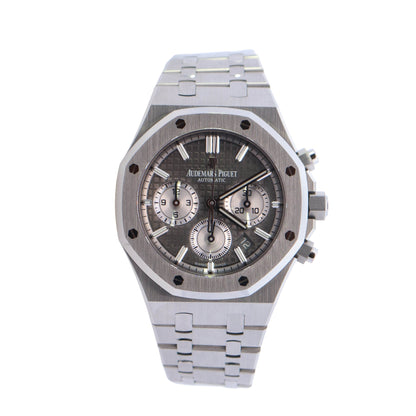 Audemars Piguet Royal Oak Stainless Steel 38mm Grey Chronograph Dial Watch Reference# 26315ST.OO.1256ST.02 - Happy Jewelers Fine Jewelry Lifetime Warranty