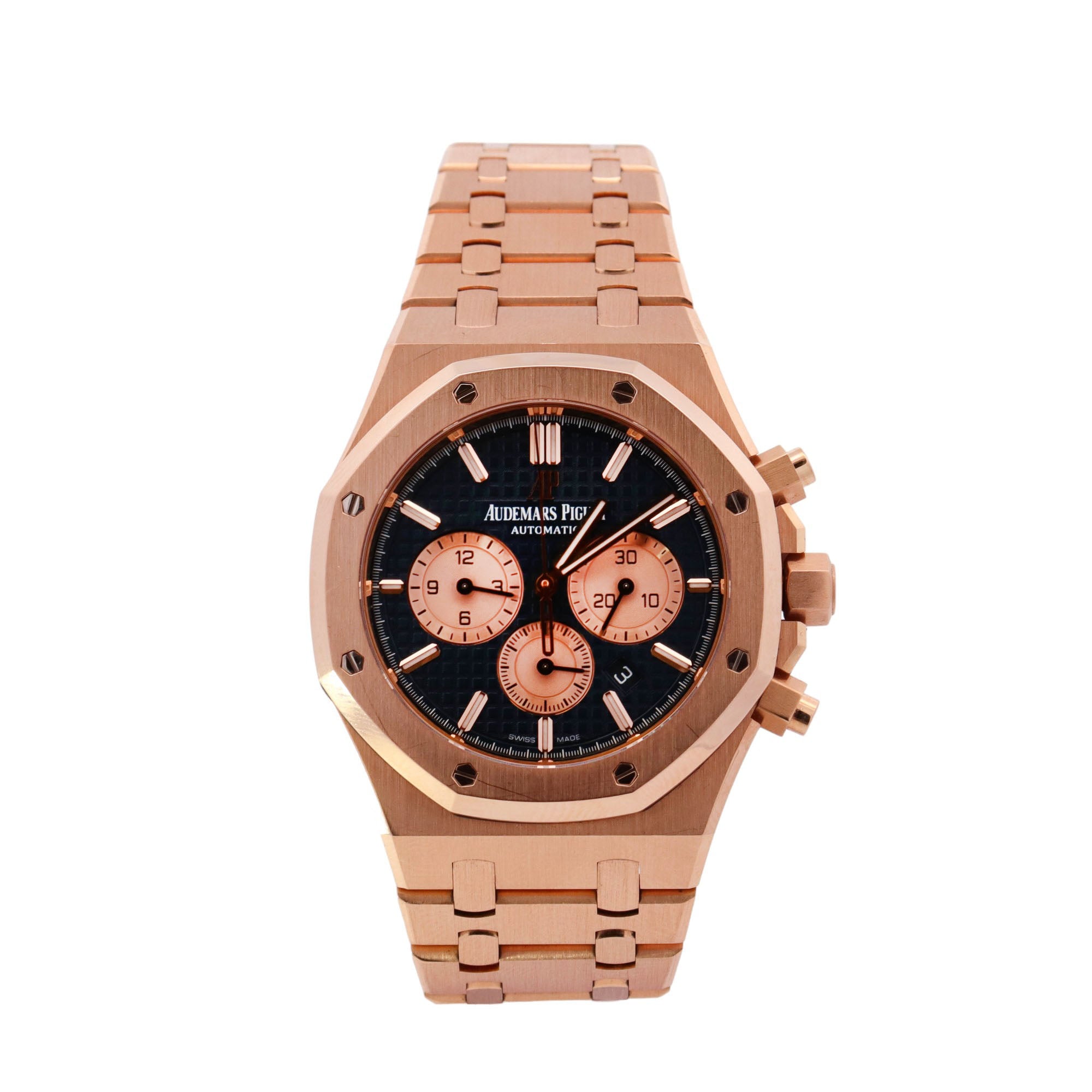 Audemars Piguet Royal Oak 41mm Blue Dial Ref# 26331OR - Happy Jewelers Fine Jewelry Lifetime Warranty