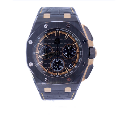 Audemars Piguet Royal Oak 43mm Black Dial Watch Ref# 26420CE.OO.A127CR.01 - Happy Jewelers Fine Jewelry Lifetime Warranty