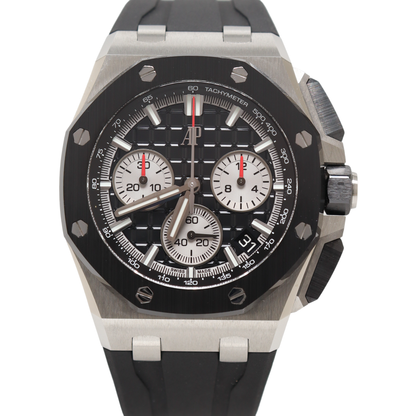 Audemars Piguet Royal Oak 43mm Black Dial Watch Ref# 26420SO.OO.A002CA.01 - Happy Jewelers Fine Jewelry Lifetime Warranty