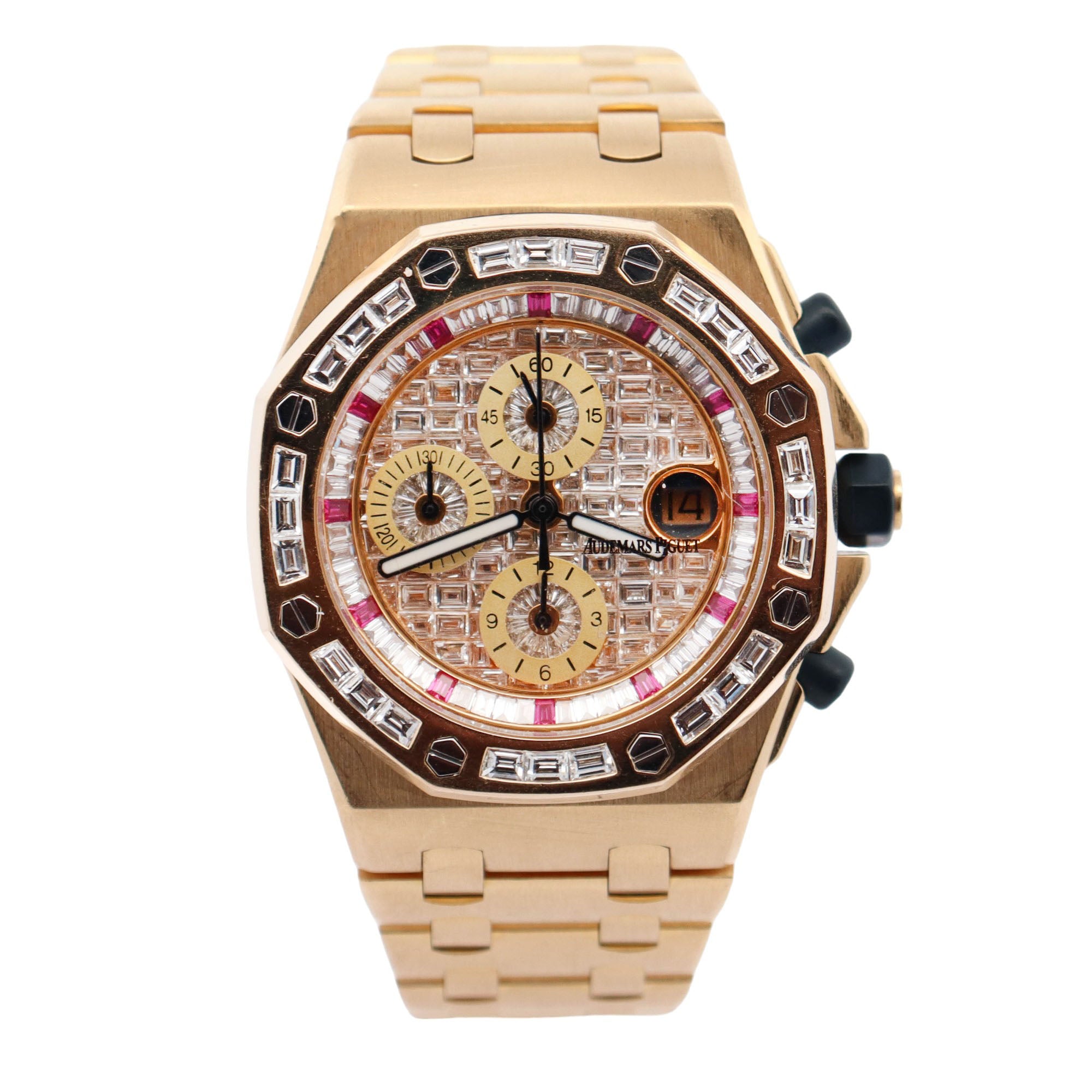 Audemars Piguet Royal Oak 42mm Diamond Dial Watch Ref# 26470BA - Happy Jewelers Fine Jewelry Lifetime Warranty