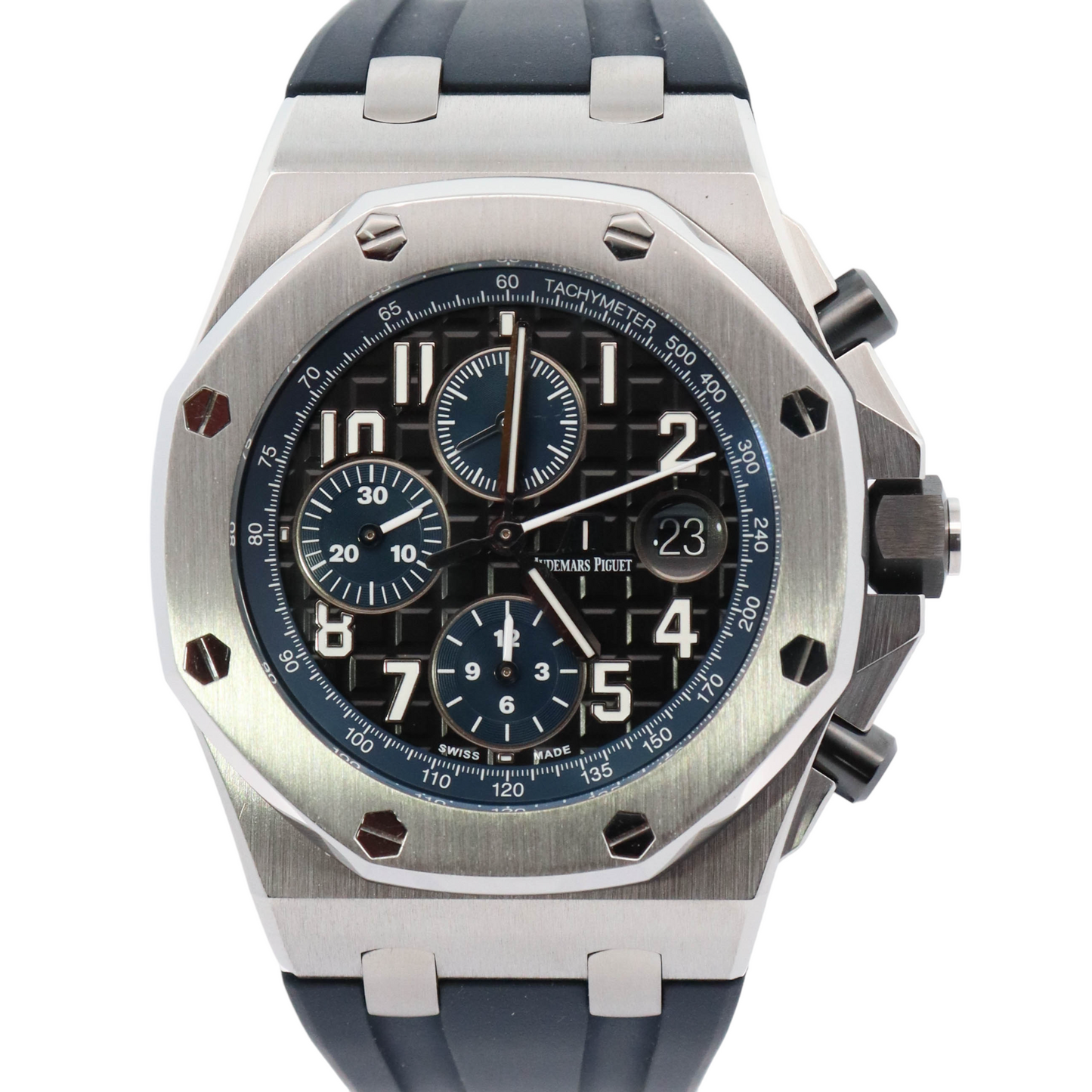 Audemars Piguet Royal Oak Offshore Stainless Steel 42mm Brown Chronograph Dial Watch Reference# 26470ST.OO.A028CR.01 - Happy Jewelers Fine Jewelry Lifetime Warranty