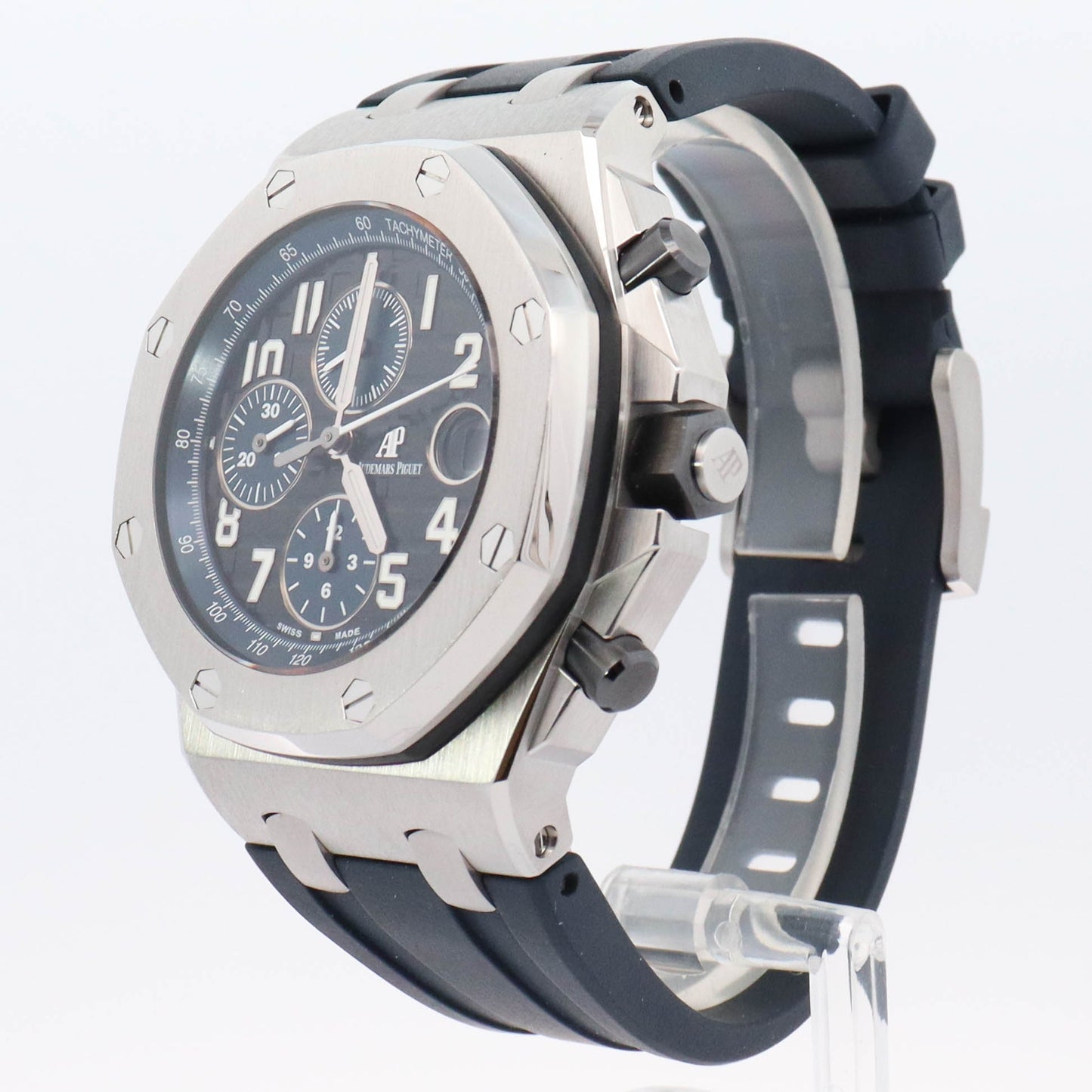 Audemars Piguet Royal Oak Offshore Stainless Steel 42mm Brown Chronograph Dial Watch Reference# 26470ST.OO.A028CR.01