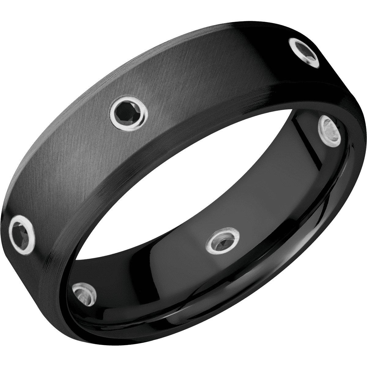 Zirconium + Anglesatin , Satin Finish - Happy Jewelers Fine Jewelry Lifetime Warranty