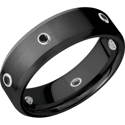 Zirconium + Anglesatin , Satin Finish - Happy Jewelers Fine Jewelry Lifetime Warranty
