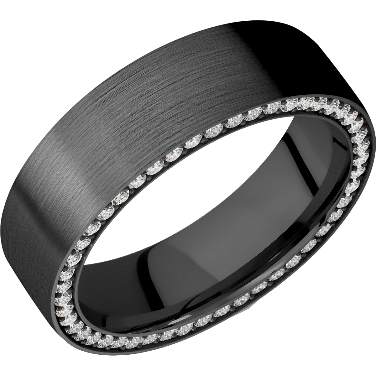 Zirconium + Satin Finish - Happy Jewelers Fine Jewelry Lifetime Warranty