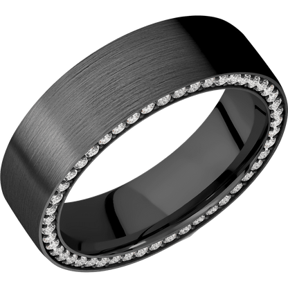Zirconium + Satin Finish - Happy Jewelers Fine Jewelry Lifetime Warranty