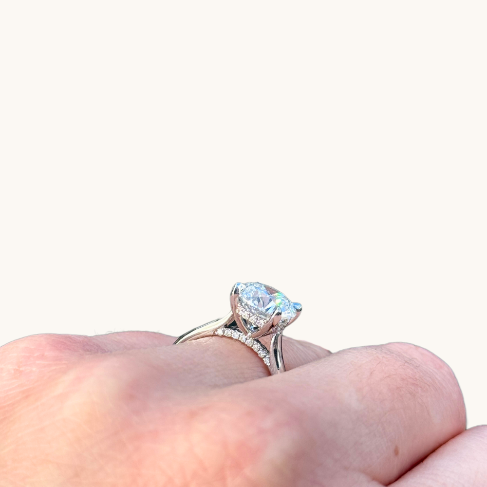 2.56 Round Lab Diamond Engagement Ring - Happy Jewelers Fine Jewelry Lifetime Warranty