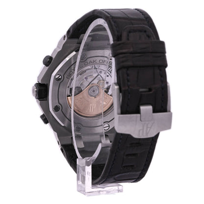 Audemars Piguet Royal Oak Offshore Stainless Steel 42mm Brown Chograph Dial Watch Reference# 26470ST.OOA099CR.01 - Happy Jewelers Fine Jewelry Lifetime Warranty