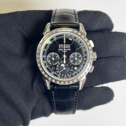 Patek Philippe Grand Complications 41mm Black Dial Watch Ref# 5271P-001 - Happy Jewelers Fine Jewelry Lifetime Warranty