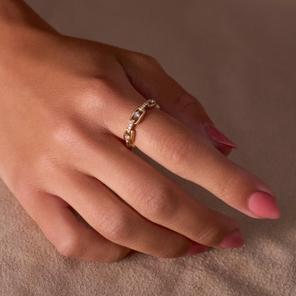 Diamond Chain Link Band