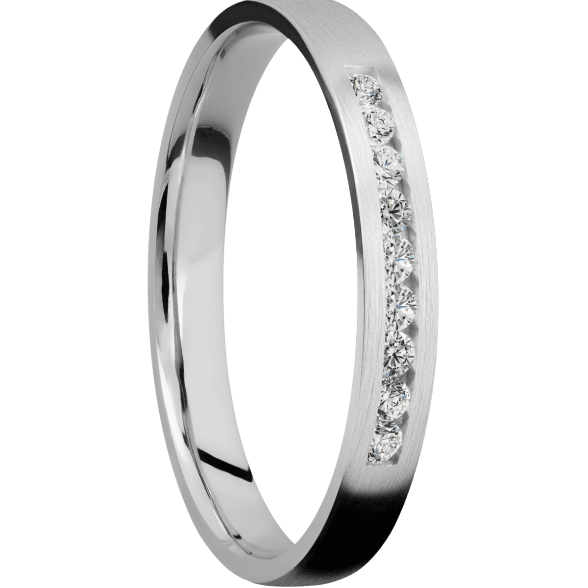 14K White Gold + Satin Finish - Happy Jewelers Fine Jewelry Lifetime Warranty