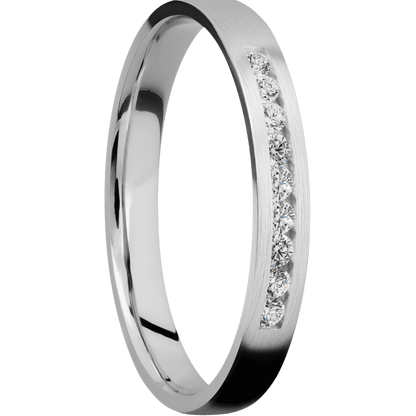 14K White Gold + Satin Finish - Happy Jewelers Fine Jewelry Lifetime Warranty