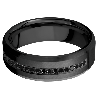 Zirconium + Anglesatin , Satin Finish - Happy Jewelers Fine Jewelry Lifetime Warranty