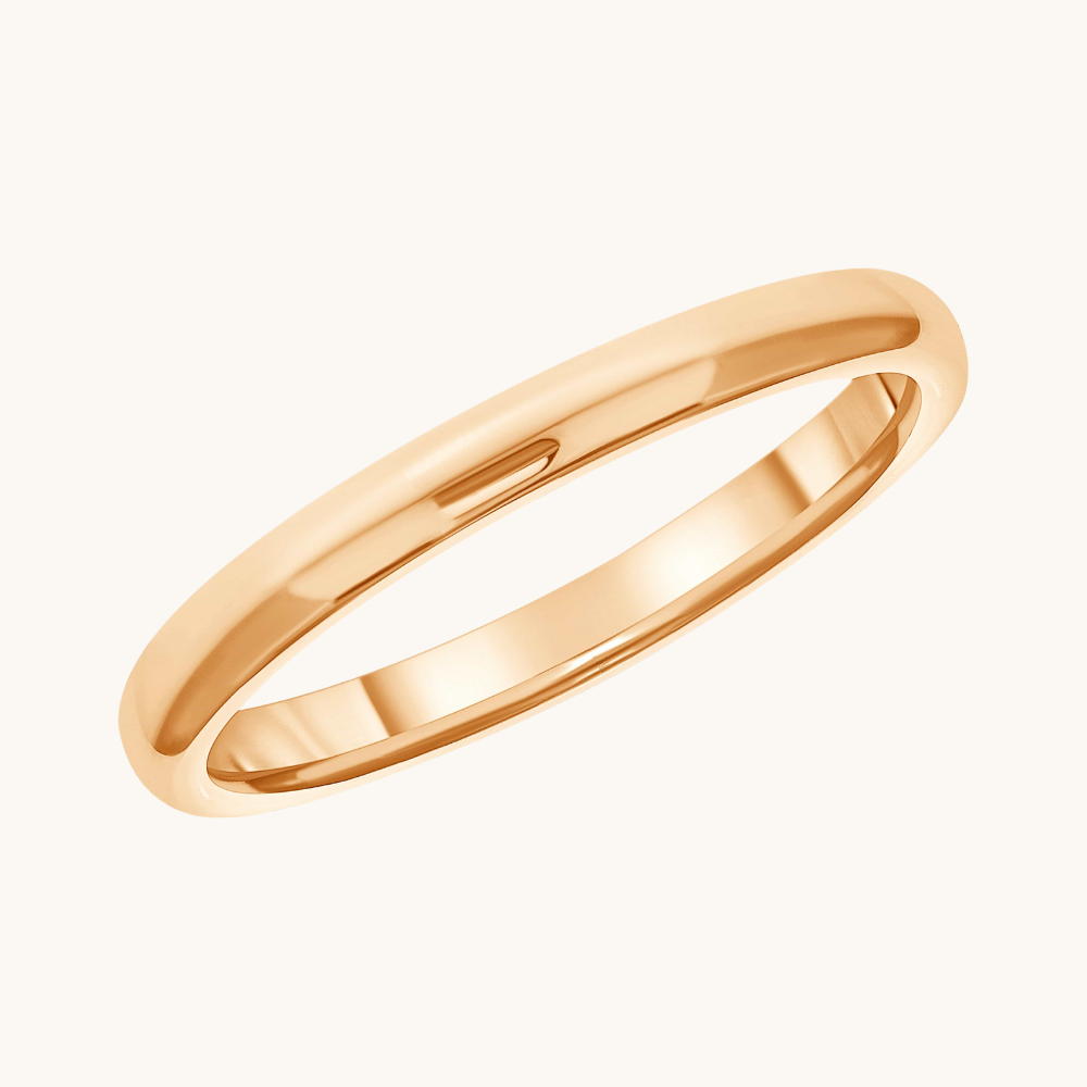 2mm Gold Band - Happy Jewelers Fine Jewelry Lifetime Warranty