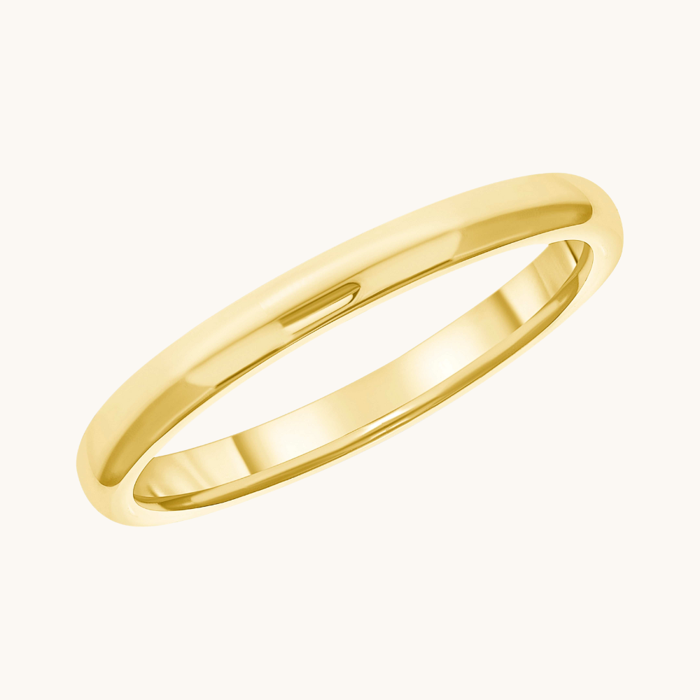 2mm Gold Band