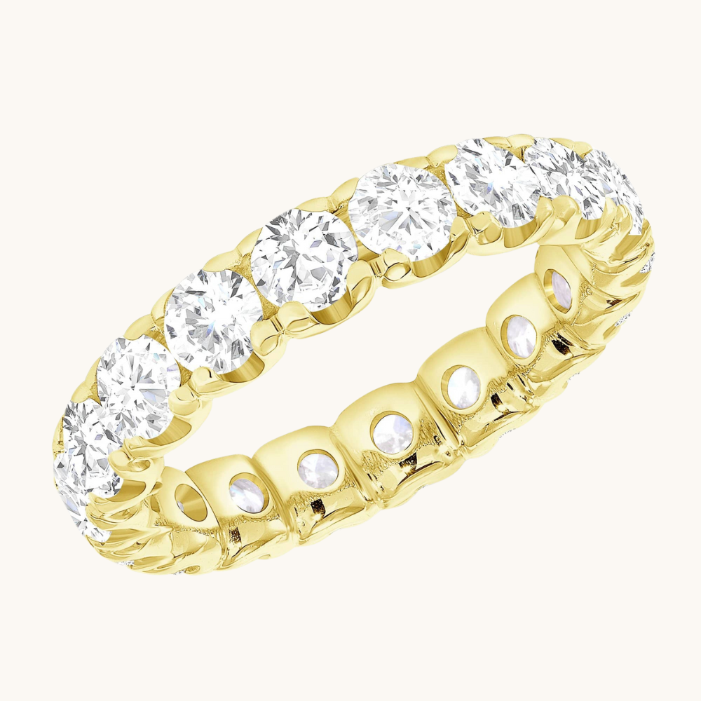3.7mm Round Diamond Eternity Band - Happy Jewelers Fine Jewelry Lifetime Warranty