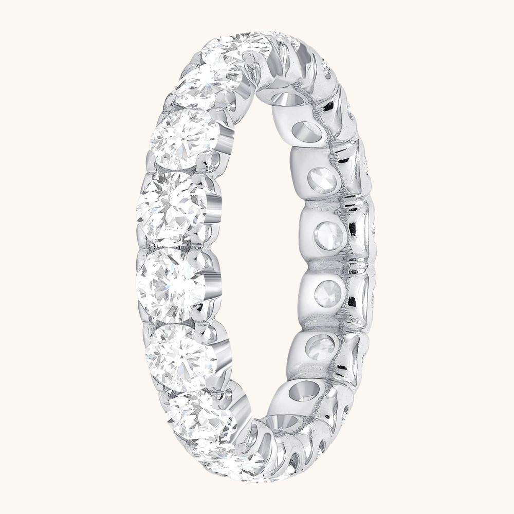 3.7mm Round Diamond Eternity Band - Happy Jewelers Fine Jewelry Lifetime Warranty