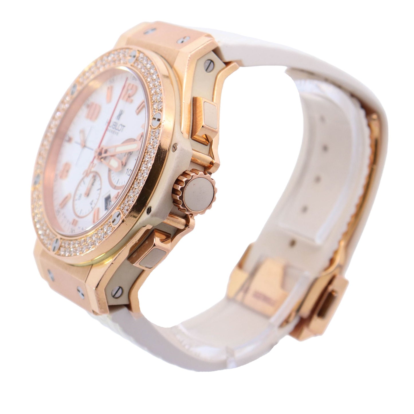 Hublot Big Bang 44mm Rose Gold Watch Reference #:301.PE.230.RW.114 - Happy Jewelers Fine Jewelry Lifetime Warranty