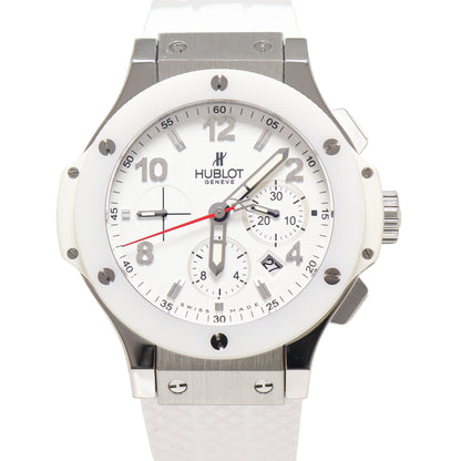 Hublot Big Bang 44mm White Dial Watch Ref# 301.SE.230.RW - Happy Jewelers Fine Jewelry Lifetime Warranty