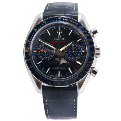Omega Speedmaster 44.25mm Blue Dial Watch Ref# 304.33.44.52.03.001 - Happy Jewelers Fine Jewelry Lifetime Warranty