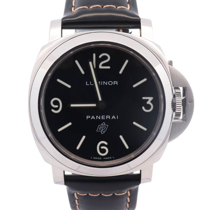 Panerai Luminor 44mm Black Dial Watch Ref# PAM0000