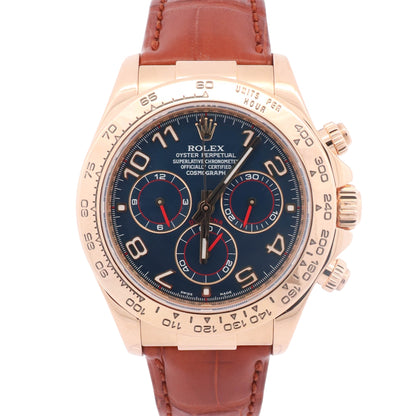 Rolex Daytona 40mm Blue Dial Watch Ref# 116518LN
