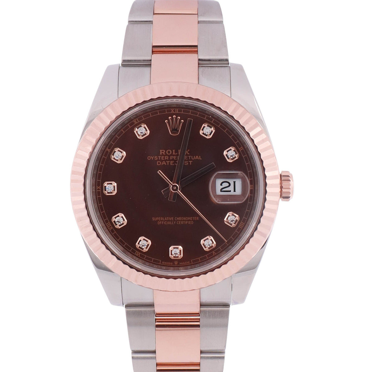 Rolex Datejust 41mm Chocolate Dial Watch Ref# 126331