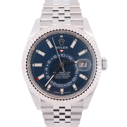 Rolex Sky-Dweller 42mm Blue Dial Watch Ref# 336934