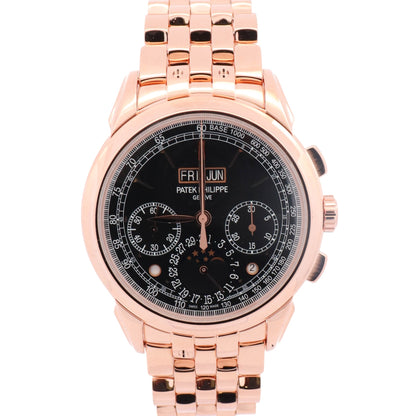 Patek Philippe Perpetual Calendar 41mm Black Dial Watch Ref# 5270/1R-001