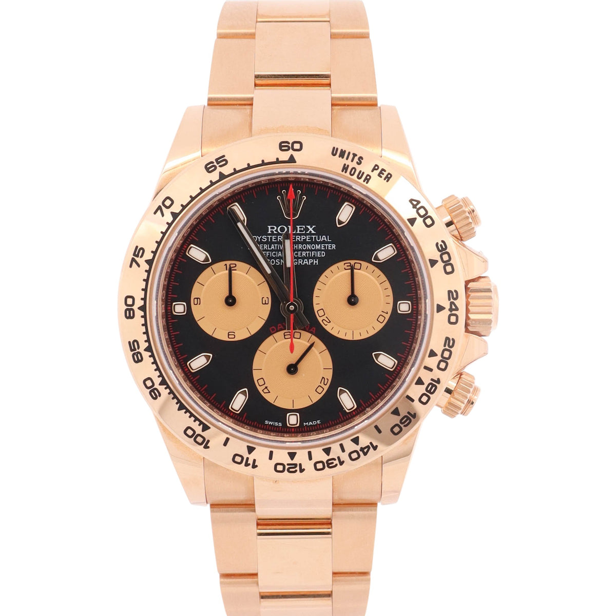 Rolex Daytona 40mm Black Dial Watch Ref# 116508