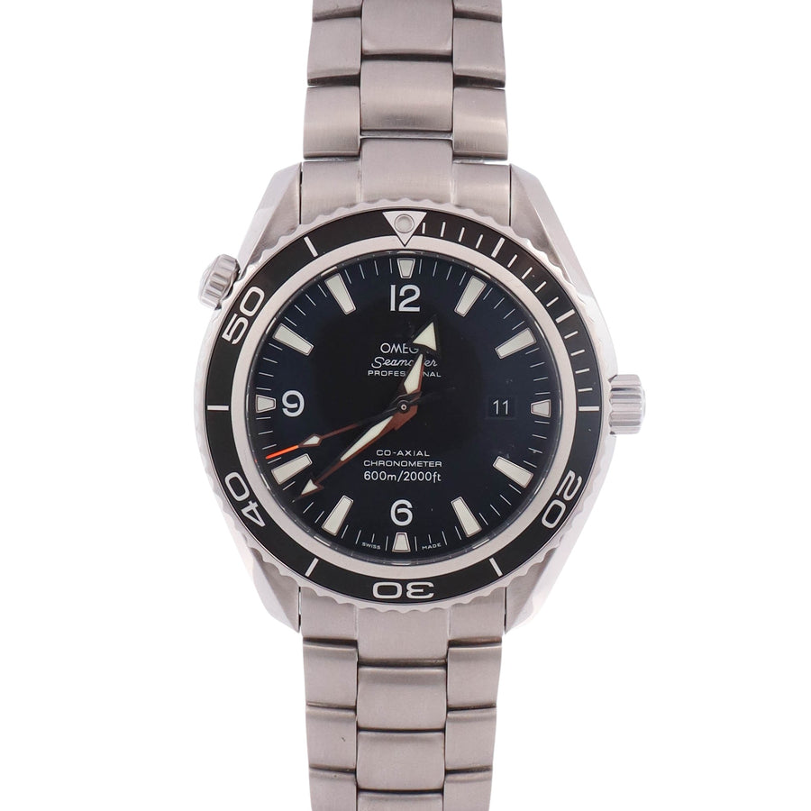 Omega Seamaster 45.5mm Black Dial Watch Ref# 2200.50.00