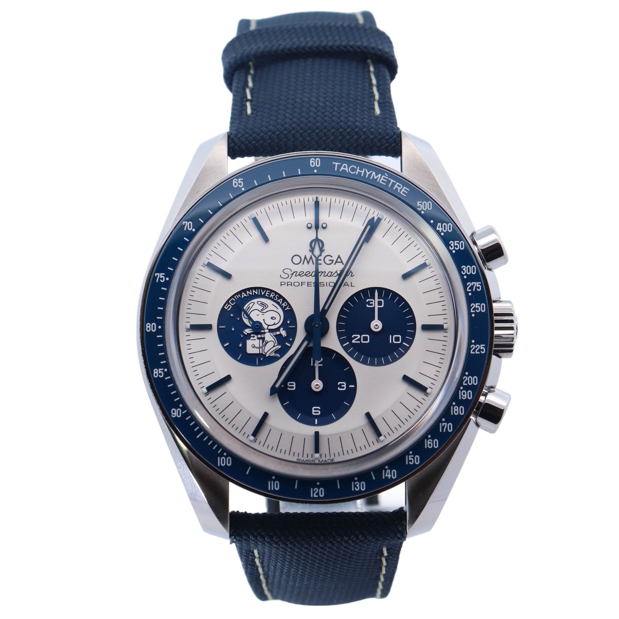 Omega Speedmaster 42mm White Dial Watch Ref# 310.32.42.50.02.001 - Happy Jewelers Fine Jewelry Lifetime Warranty