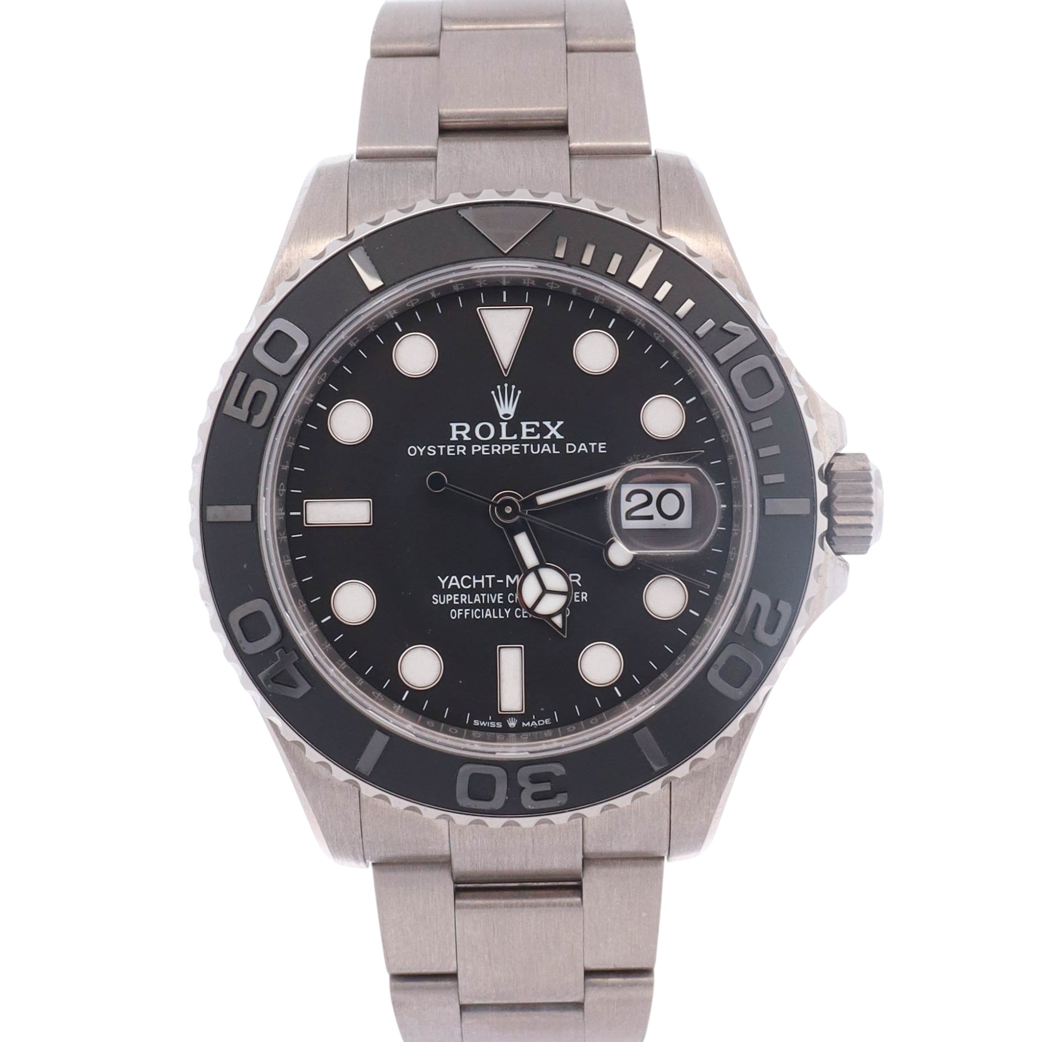 Rolex Yacht-Master 42mm Black Dial Watch Ref# 226627 – Happy Jewelers