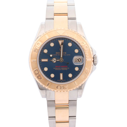 Rolex Yacht-Master 35mm Blue Dial Watch Ref# 168623 - Happy Jewelers Fine Jewelry Lifetime Warranty