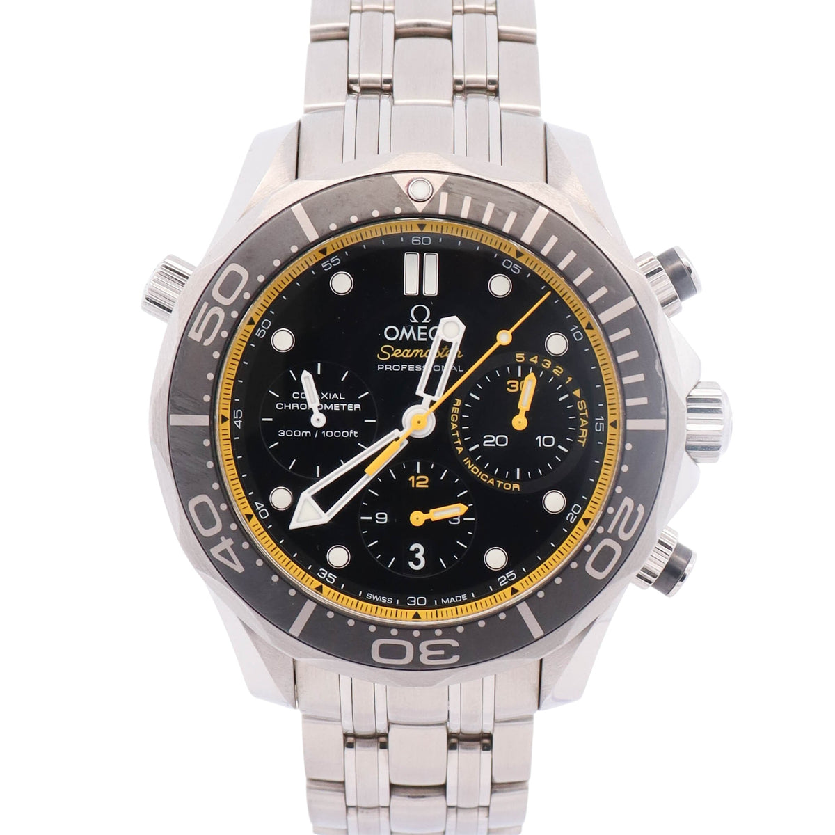 Omega Seamaster 44mm Black Dial Watch Ref# 212.30.44.50.01.002