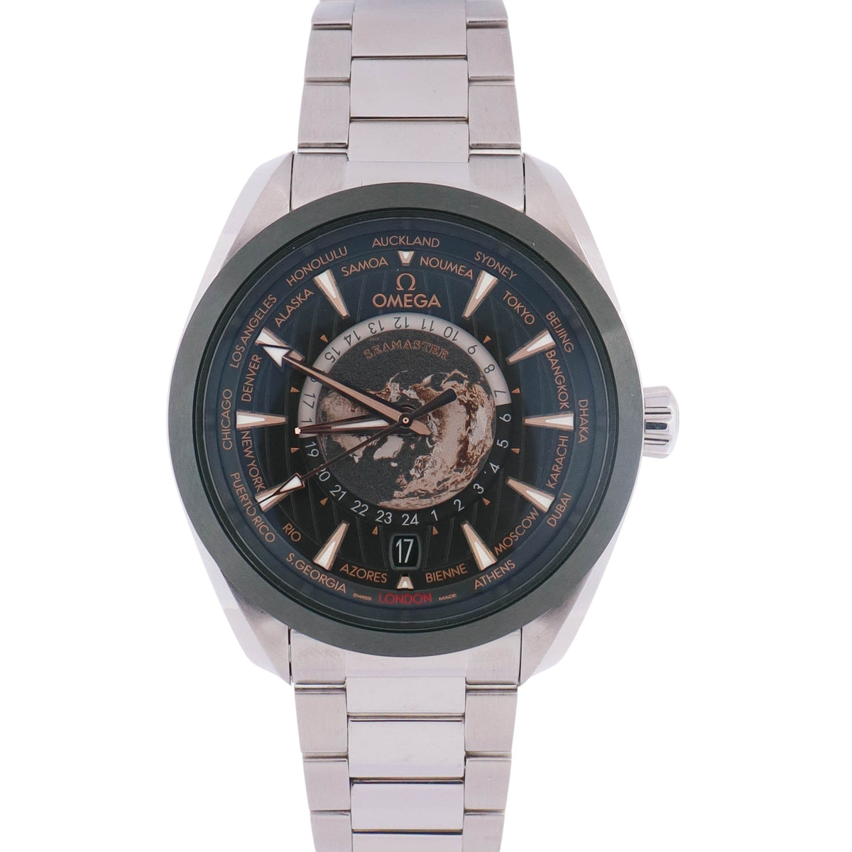 Omega Aqua Terra 43mm Green Dial Watch Ref# 220.30.43.22.10.001
