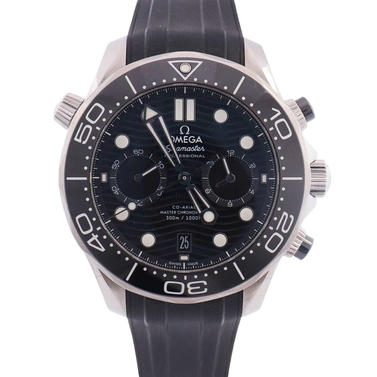Omega Seamaster 44mm Black Dial Watch Ref# 210.32.44.51.01.001