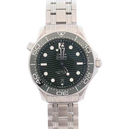 Omega Seamaster Diver 300m Green Dial Watch Ref# 210.3.42.20.10.001 - Happy Jewelers Fine Jewelry Lifetime Warranty
