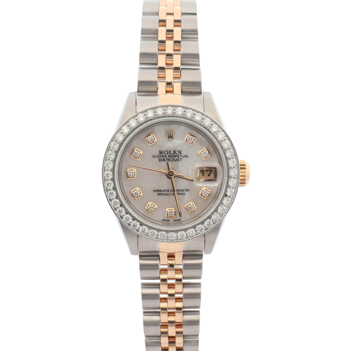 Rolex Datejust 26mm MOP Dial Watch Ref# 69173 - Happy Jewelers Fine Jewelry Lifetime Warranty