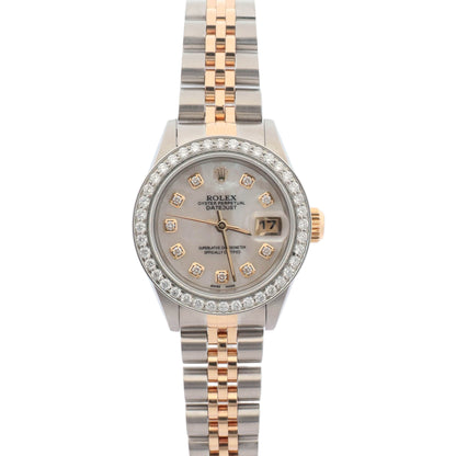 Rolex Datejust 26mm MOP Dial Watch Ref# 69173 - Happy Jewelers Fine Jewelry Lifetime Warranty