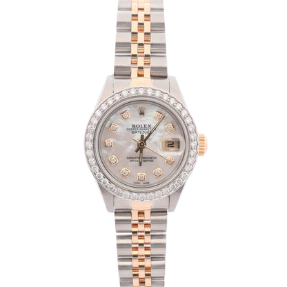 Rolex Datejust 26mm MOP Dial Watch Ref# 69173 - Happy Jewelers Fine Jewelry Lifetime Warranty