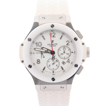 Hublot Big Bang White Ceramic 41mm White Dial Watch Ref# 342.SE.230.RW