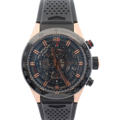 Tag Heuer Carrera Heuer 01 Chronograph 43mm Black Dial Watch Ref# CAR205A.FT6087